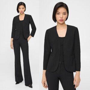 Theory Lindrayia open Blazer in Good Wool black
